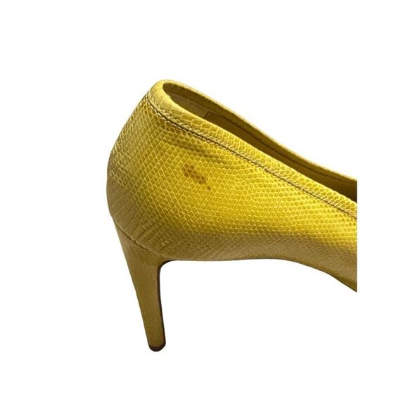 Ralph Lauren Collection Purple Label Yellow Pointed Stiletto Pump Heels Size 7 - Picture 10 of 10